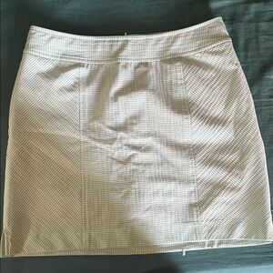 Fairway & Greene Textured Cream Pencil Skirt
